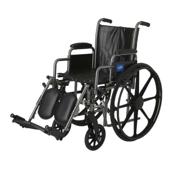  Medline Gray Elevating Leg Rest for Wheelchairs