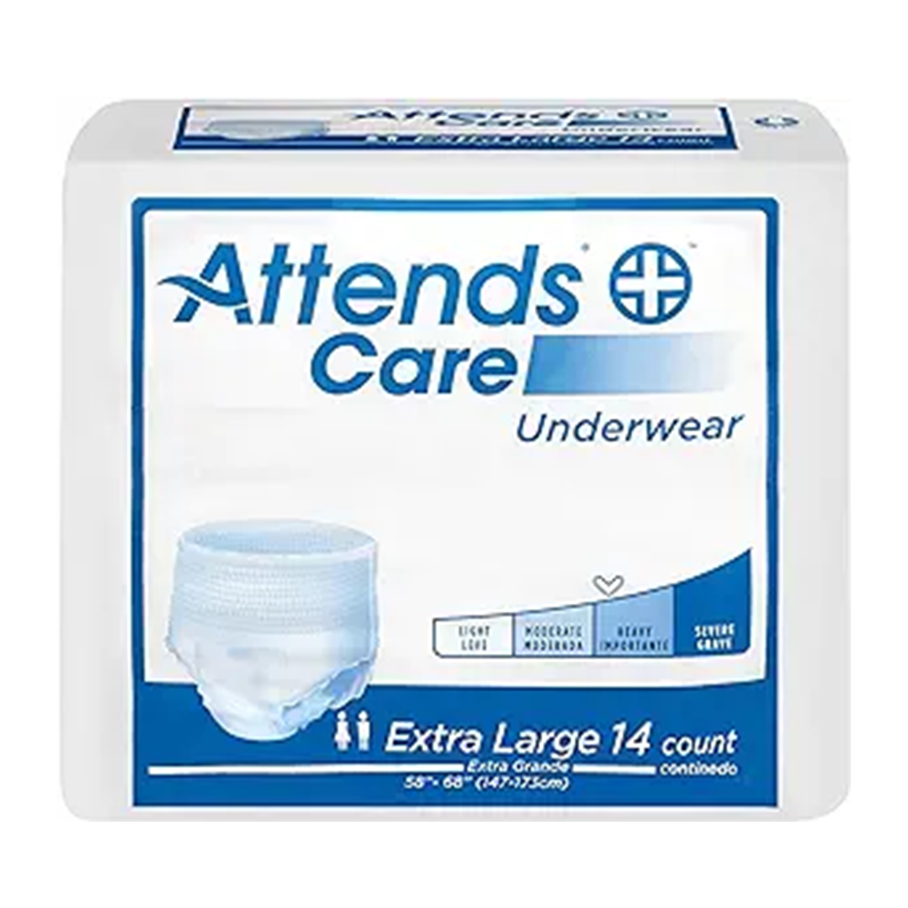 Attends Adult Med Heavy Absorb Pull On Underwear, Incontinence