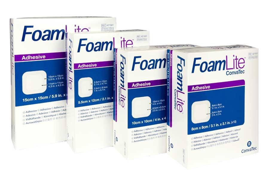 Foam Lite Dressings - FoamLite - ConvaTec 421557, 421559, 421561, 421563 |  Vitality Medical