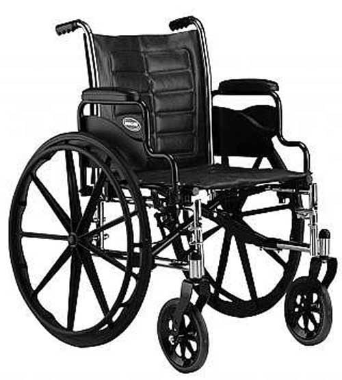 Invacare Tracer EX2 Wheelchair w/Arm & Legrests - Lightweight, Foldable |  16 or 18 Inch Seat [Sale] | Vitality Medical