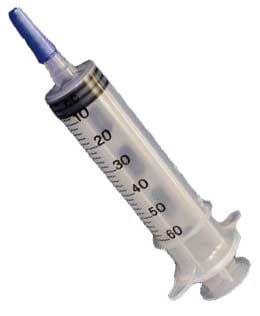 McKesson Piston Irrigation Syringe 60 cc, Flat Top, Catheter Tip - 904 |  Vitality Medical