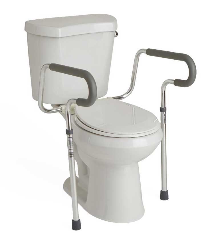 Medline Guardian Toilet Safety Rails - G30300, G30300H, MDS86100RF |  Vitality Medical