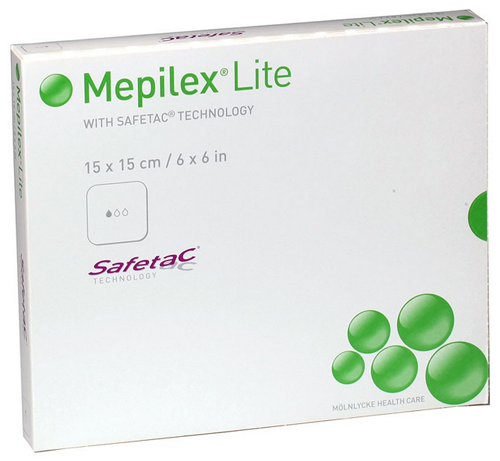 Molnlycke Mepilex Lite Foam Dressings w/ Safetac Technology | Vitality  Medical