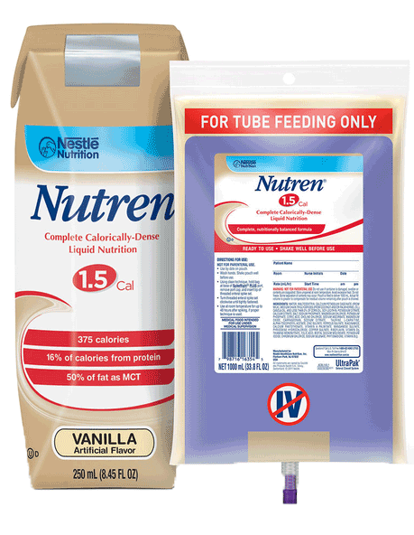Nutren 1.5, Nutren Feeding Tube Nutrition, Nutren 1.5 Nestle BUY 9871616220.