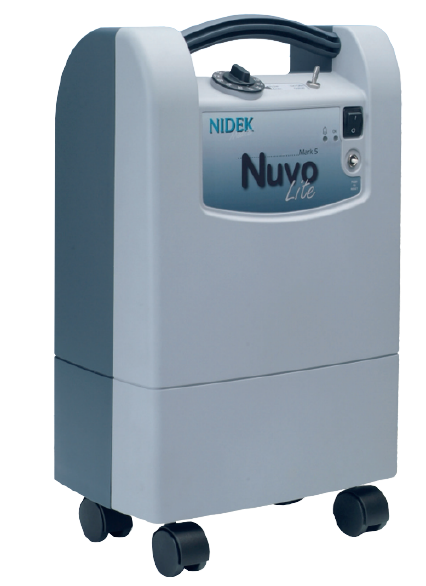 Nuvo Lite Oxygen Concentrator BUY Mark 5 Nuvo Lite, Nidek Nuvo Lite, 520,  525, Nuvo Lite Home Oxygen Concentrator.