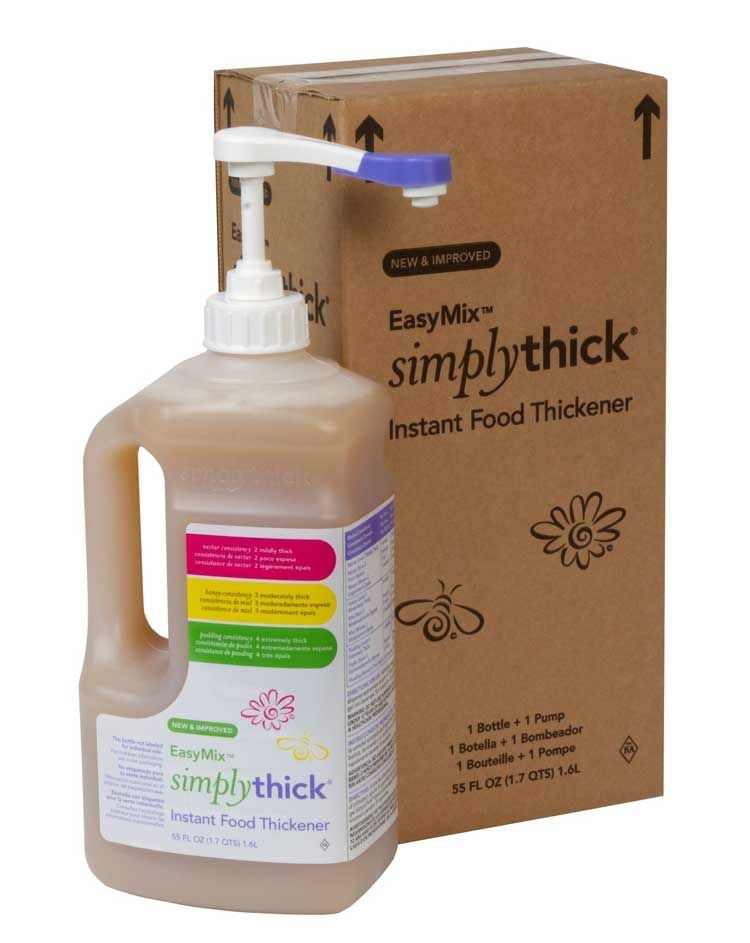 SimplyThick EasyMix, 100 Count of 4g Individual Packets, Gel Thickener  for those with Dysphagia & Swallowing Disorders