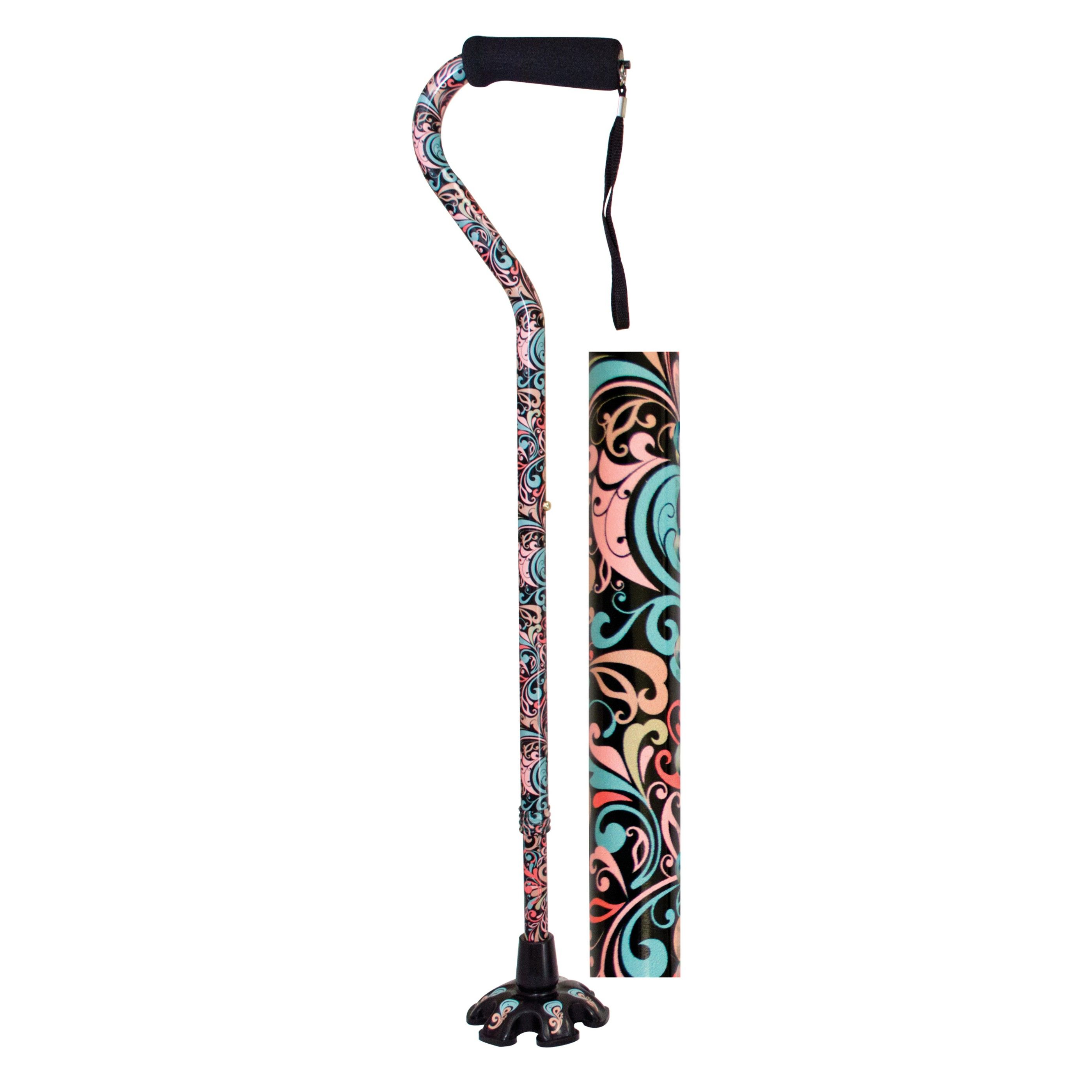 Essential Medical Supply Couture Offset Fashion Cane | Vitality Medical