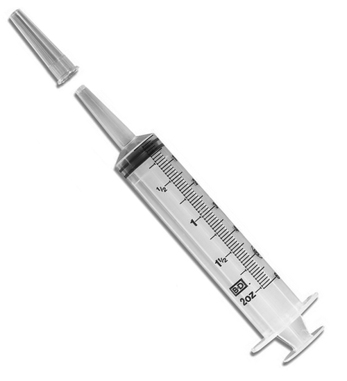 50 mL Irrigation Syringes (50cc) 2 oz. Syringe - BD 309620, 309653, 309654,  300866 | Vitality Medical