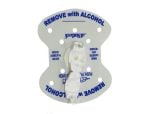 Foam Anchor Pad with Perspiration Holes for SILICONE or LATEX Foley Catheters