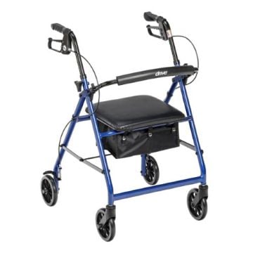 Lightweight Rollator with Fold Up and Removable Back Support by Drive