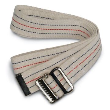 Medline Cotton Gait Belt MDT828203 Red, White & Blue Stripes