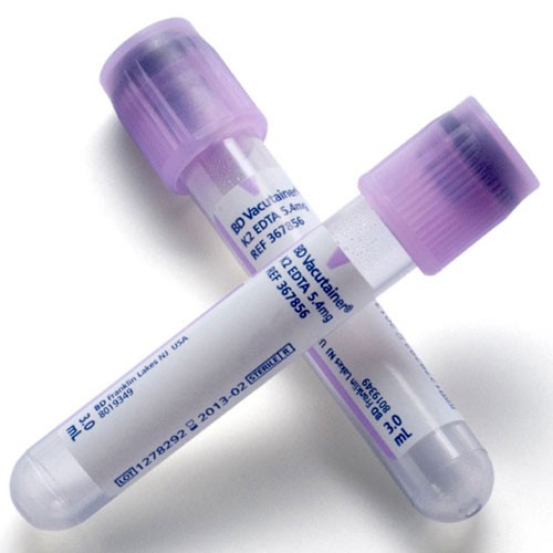 BD Vacutainer EDTA Tubes - BD 367841, 367856, 367861